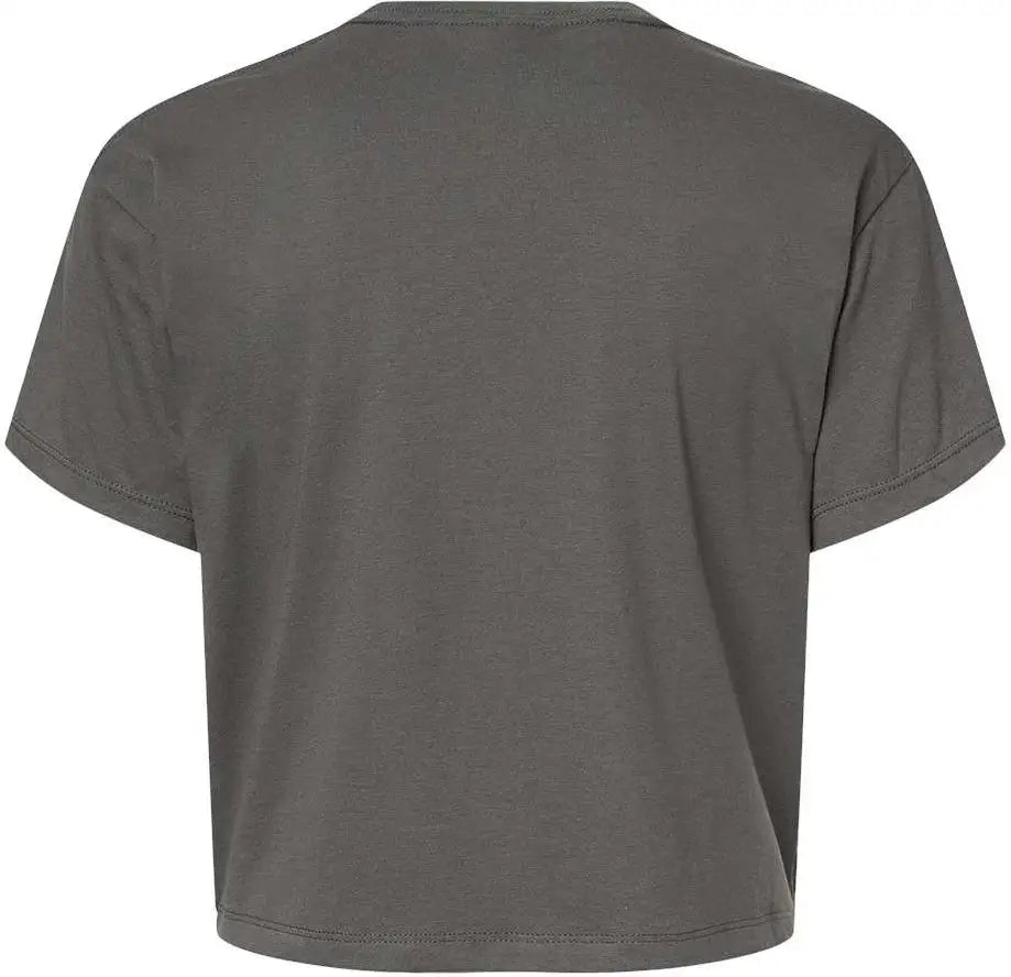 Next Level 1580 Women’s Ideal Crop Tee - Dark Gray