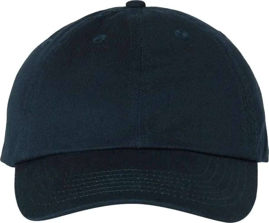 Valucap Vc300a Bio-washed Classic Dad Cap - Navy - one Size Fits Most