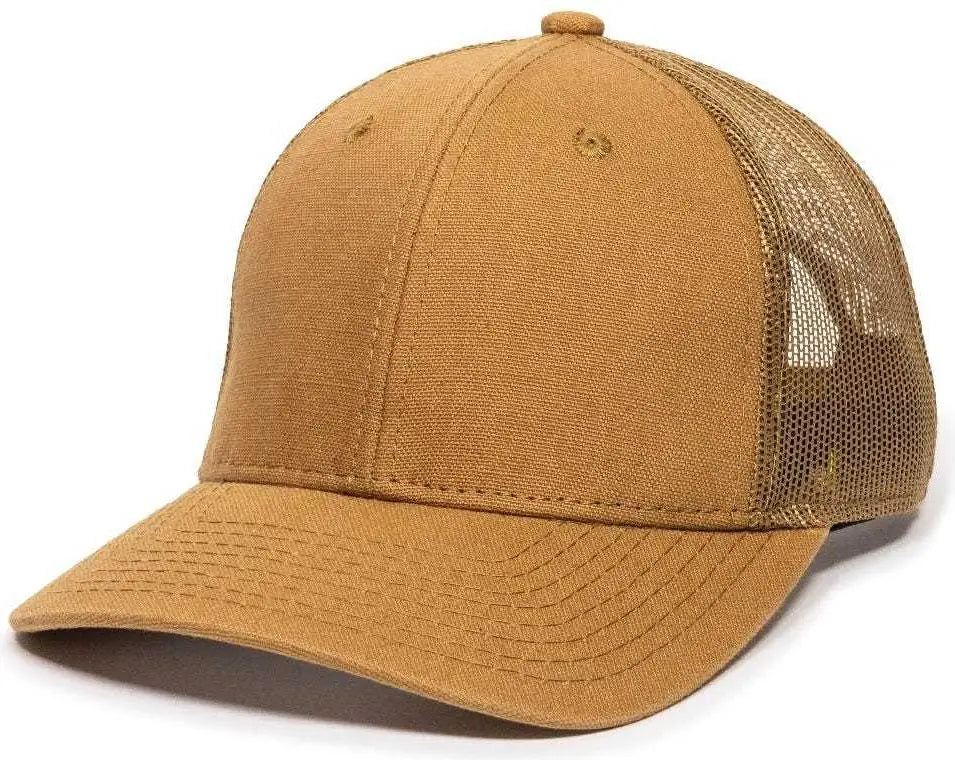 Oc Sports Duk-800m Adjustable Mesh Back Cap - Duk Brown - 6 7/8’’ - 7 1/2’’