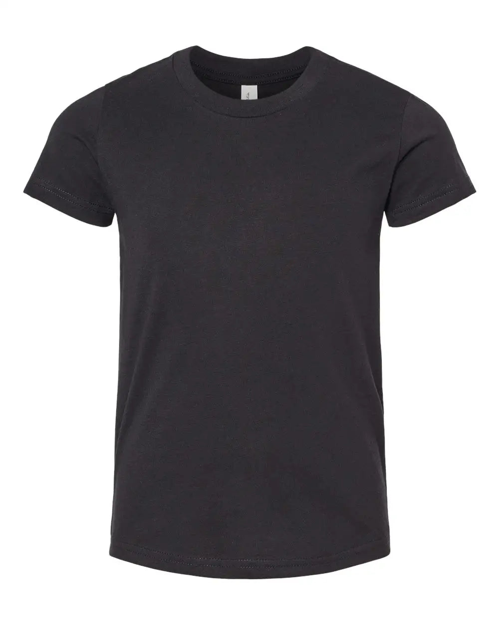 Bella + Canvas 3001ycvc Youth Cvc Jersey Tee - Solid Black Blend - s