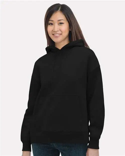 Bayside 7760b Women’s Usa-made Hooded Sweatshirt - 7760 - Black - Ladies s