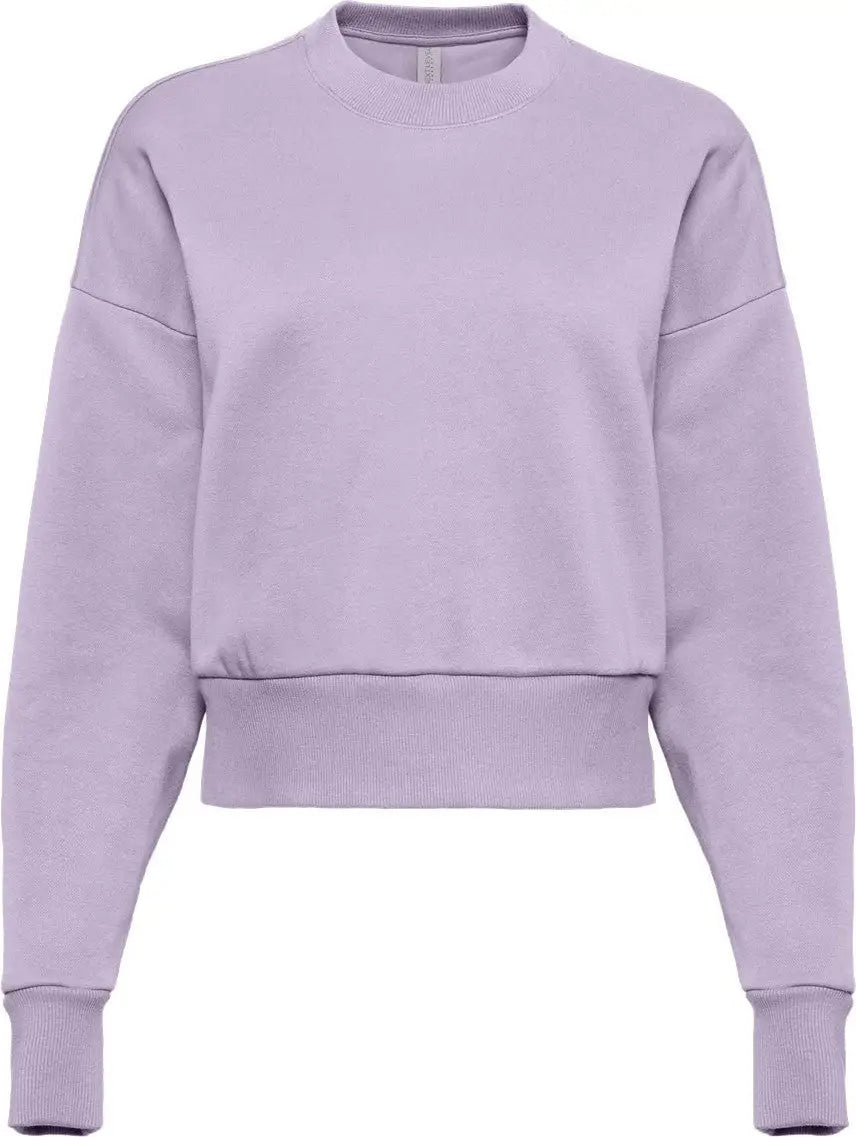 Next Level 9087 Women’s Heavyweight Sweatshirt - Lavender - Purple / Ladies Xs