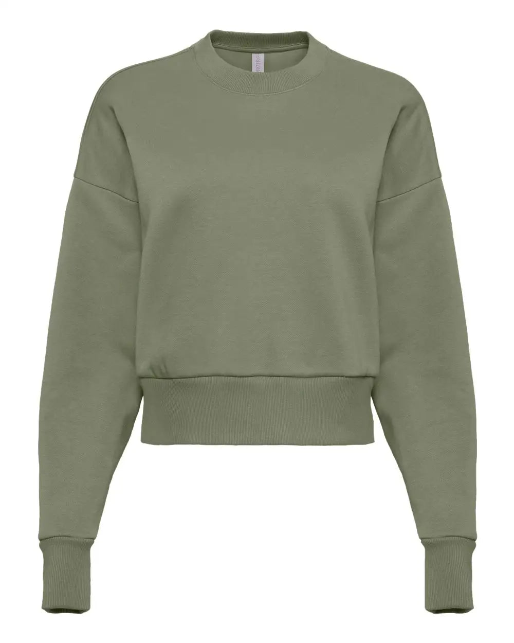 Next Level 9087 Women’s Heavyweight Sweatshirt - Light Olive - Ladies Xs