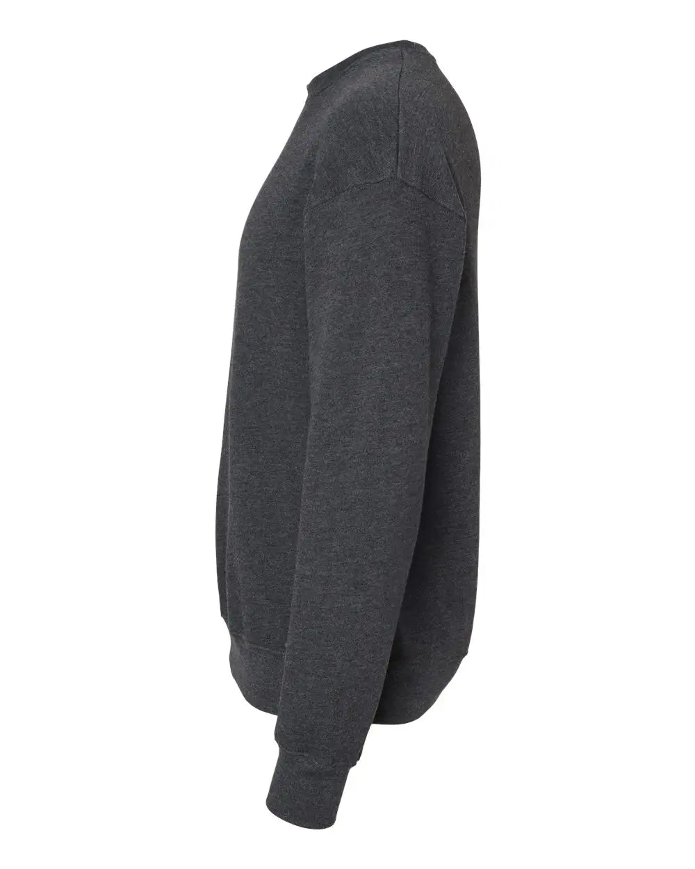 Bella + Canvas 3945 Sponge Fleece Drop Shoulder Crewneck Sweatshirt - Dark Grey Heather