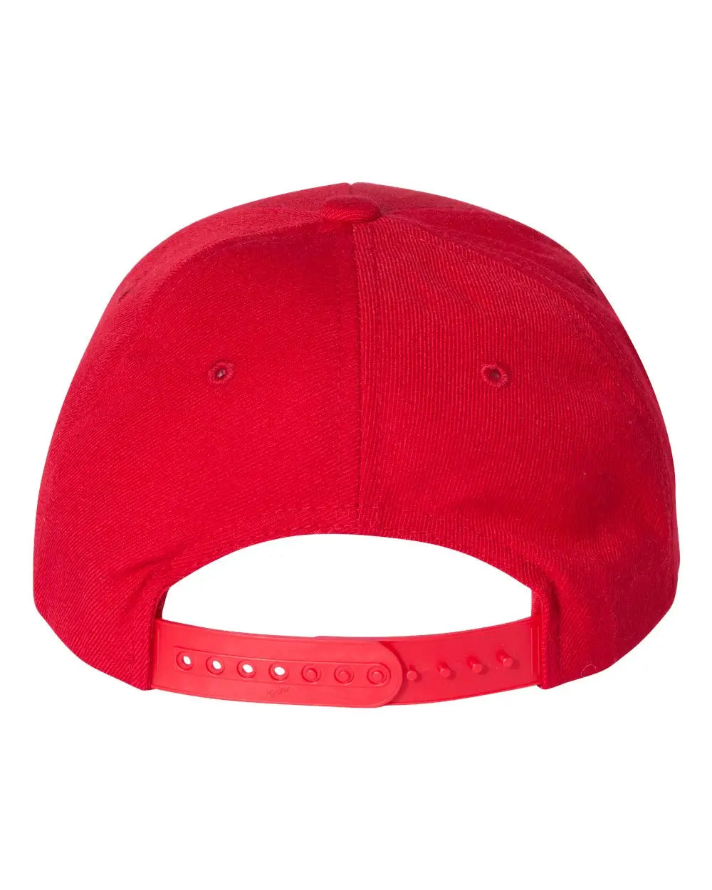 Yp Classics 6789m Premium Curved Bill Snapback Cap - Red - one Size Fits Most