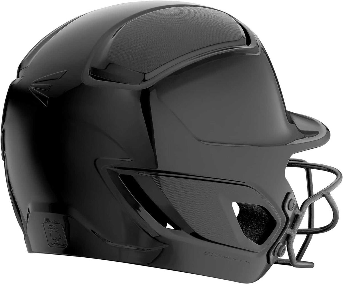 Easton Alpha 3.0 Solid Helmet with Softball Facemask ALPBSB3 - Black - HIT a Double - 2