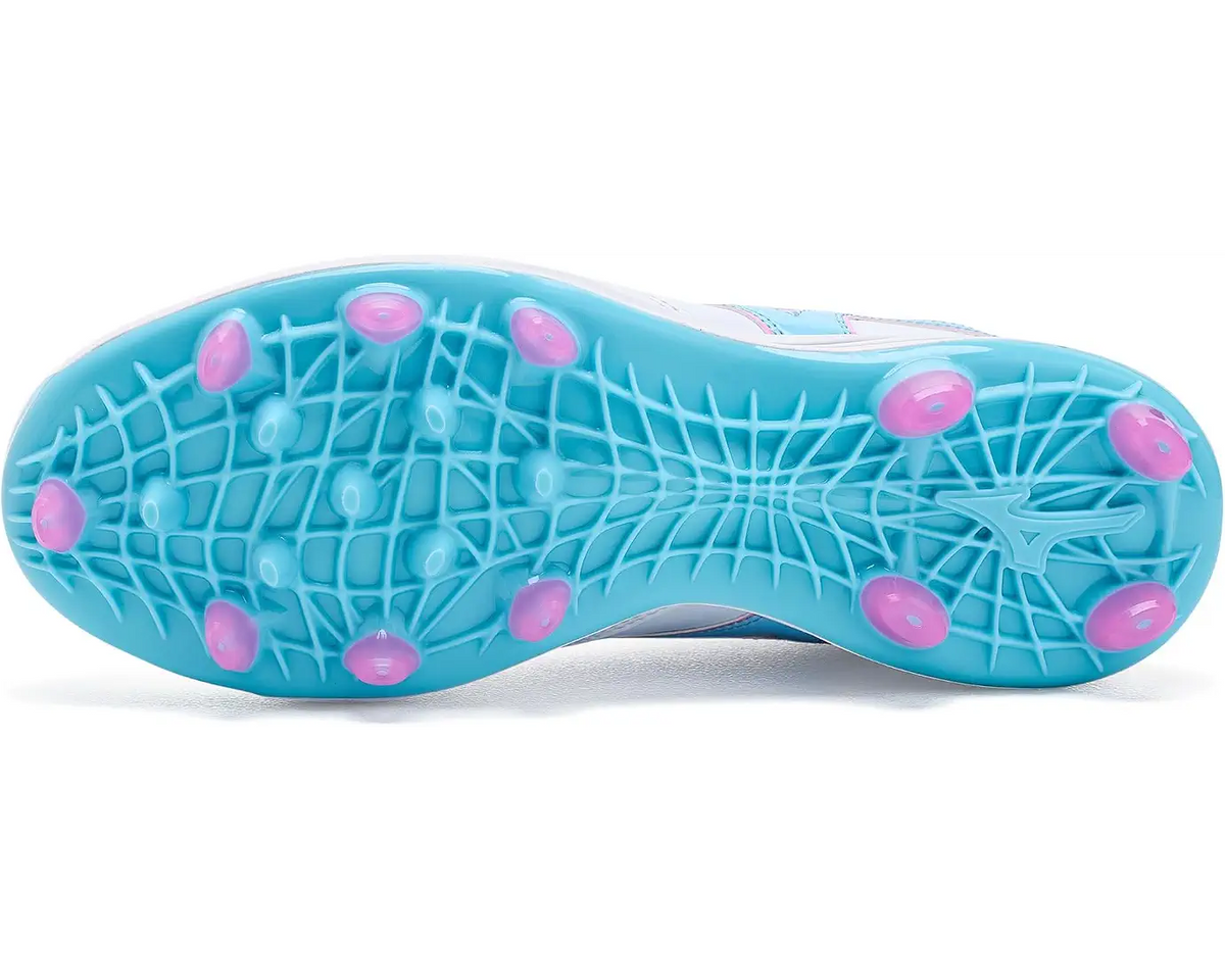 Mizuno 320723 Pro Select Fastpitch TPU Molded Cleat - White Pink - HITaDoulbe - 4