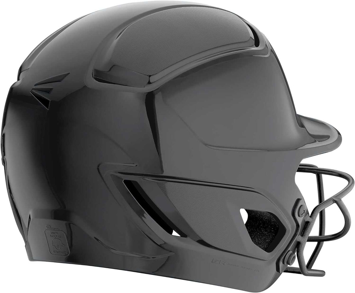 Easton Alpha 3.0 Solid Helmet with Softball Facemask ALPBSB3 - Charcoal - HIT a Double - 2