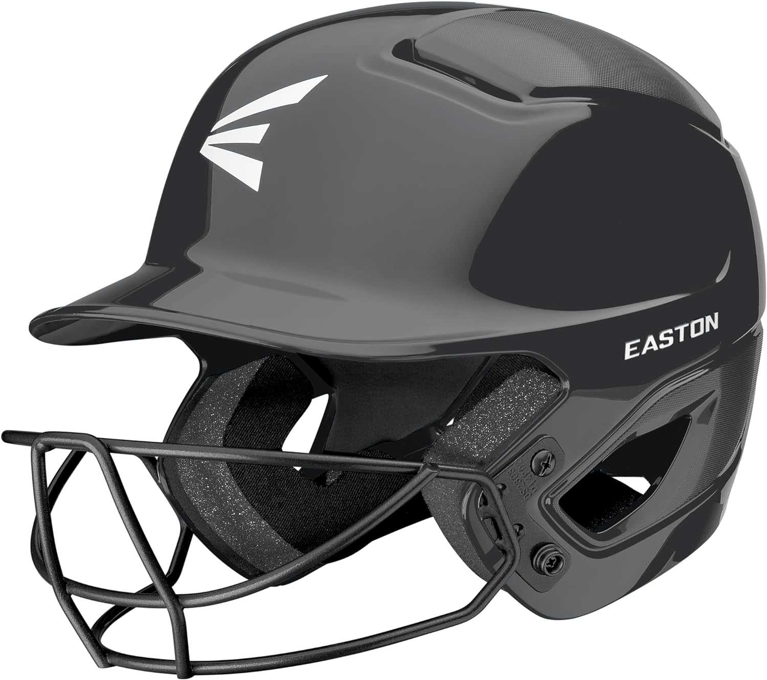 Easton Alpha 3.0 Solid Helmet with Softball Facemask ALPBSB3 - Charcoal - HIT a Double - 1