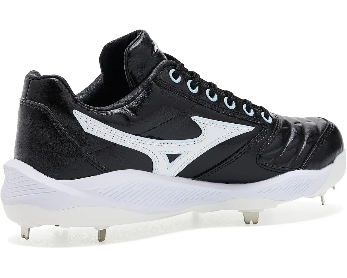 Mizuno 320720 Pro Select Fastpitch Metal Cleat - Black White - HITaDoulbe - 3