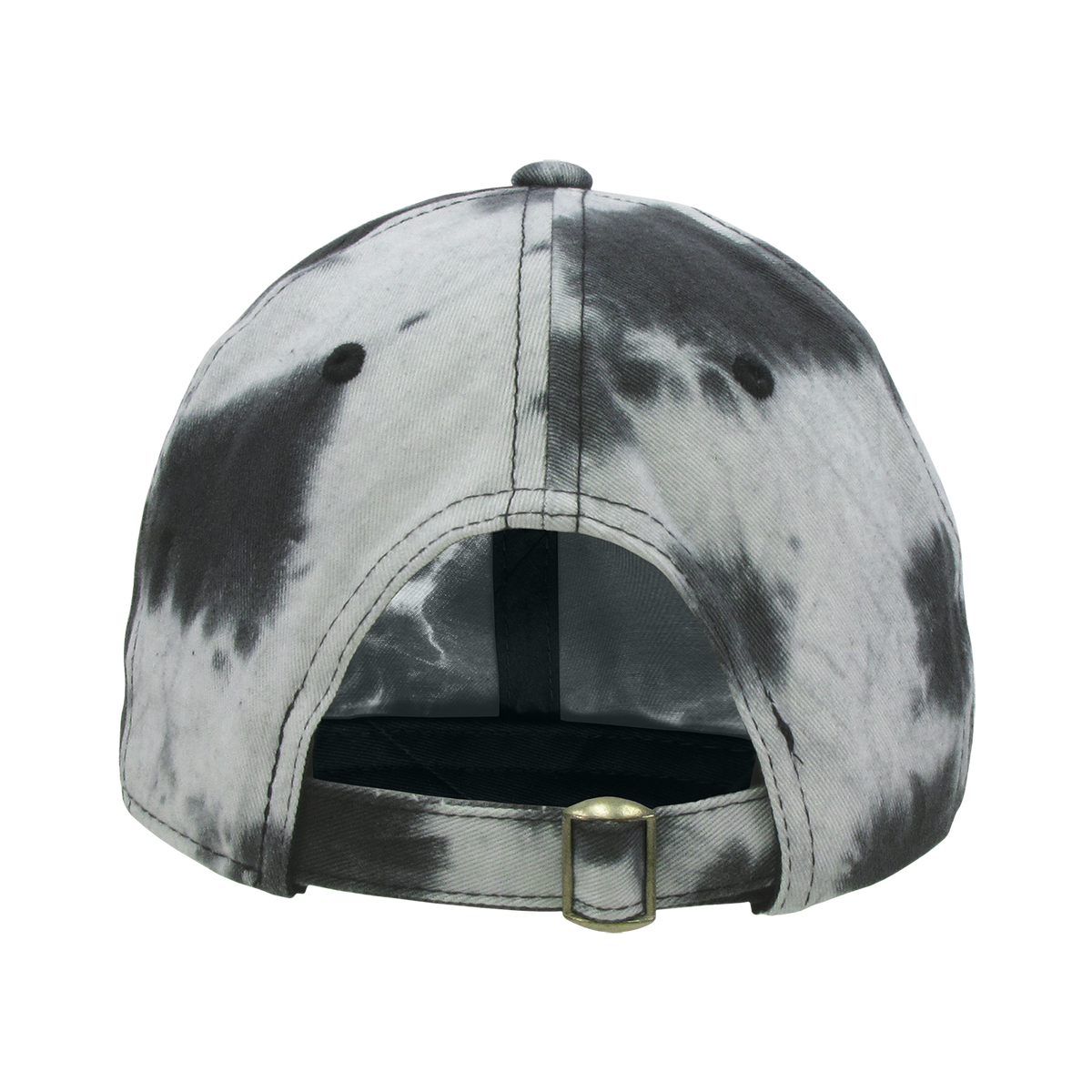 Decky 7205 Tie Dye Relaxed Cotton Cap - Black