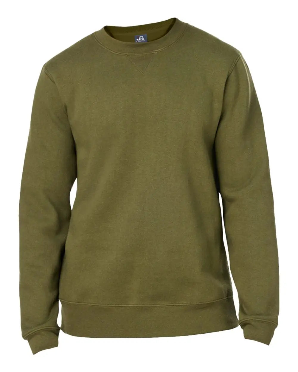 J. America 8424 Premium Fleece Crewneck Sweatshirt - Military Green - Olive / s