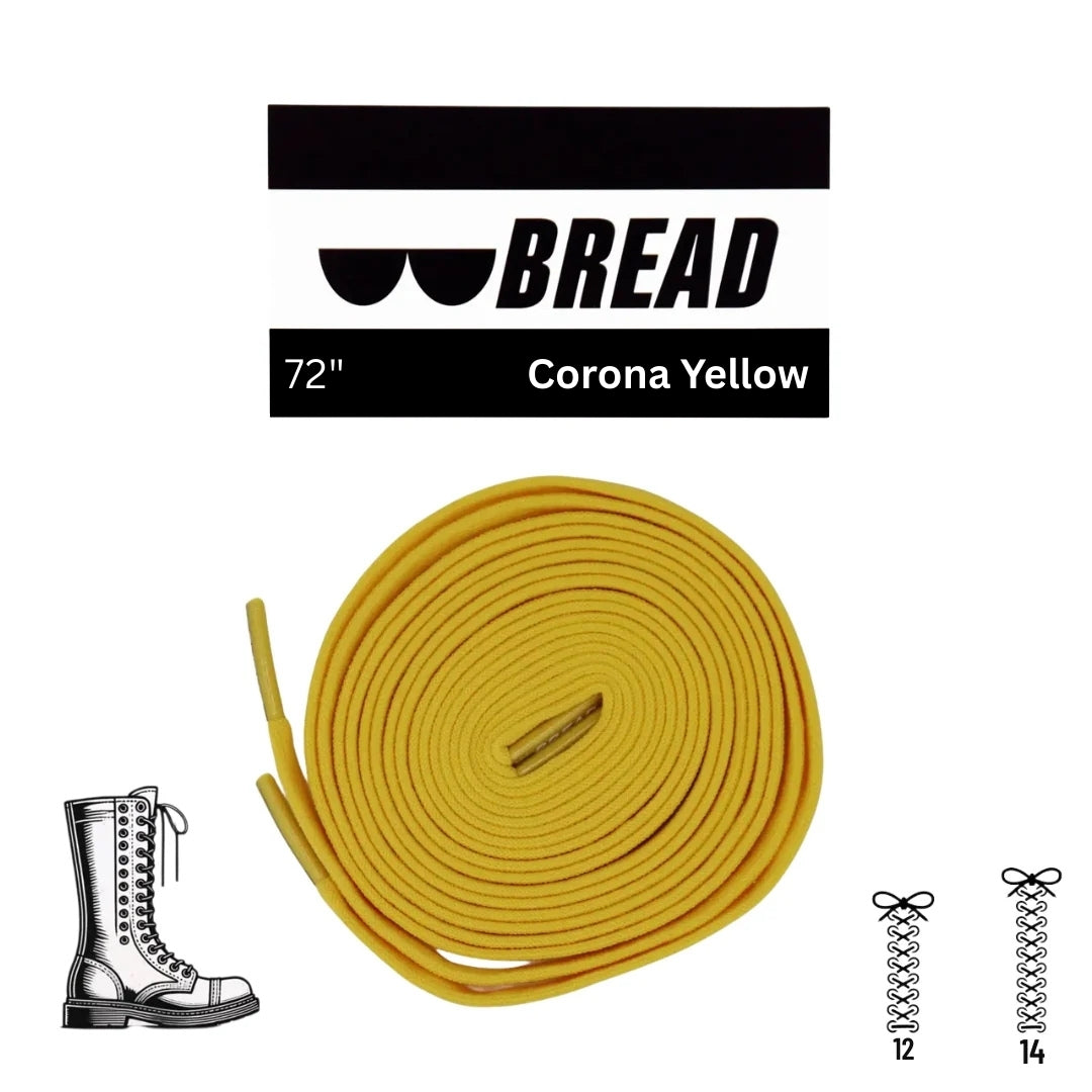Bread Elastic Shoelace - Corona Yellow