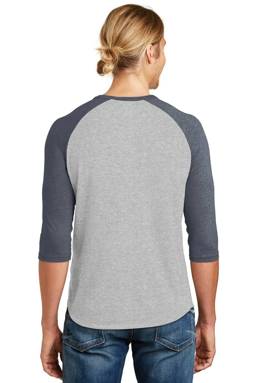 Alternative Aa5055 Sideline Vintage 50/50 Tee - Silver Navy