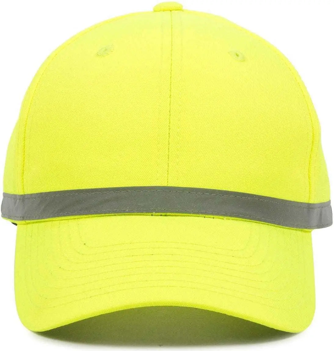 Oc Sports Ansi-100 Adjustable Cap - Safety Yellow - 6 7/8’’ - 7 1/2’’