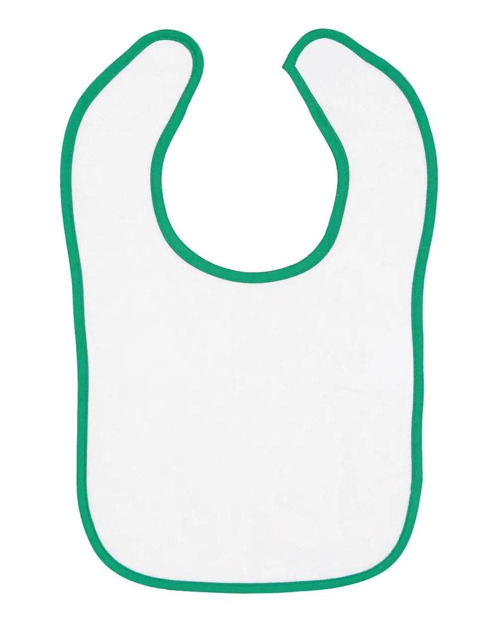 Rabbit Skins 1003r Infant Contrast Trim Terry Bib - 1003 - Kelly - one Size Fits Most