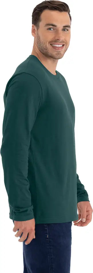 Next Level 3601 Cotton Long Sleeve T-shirt - Forest Green