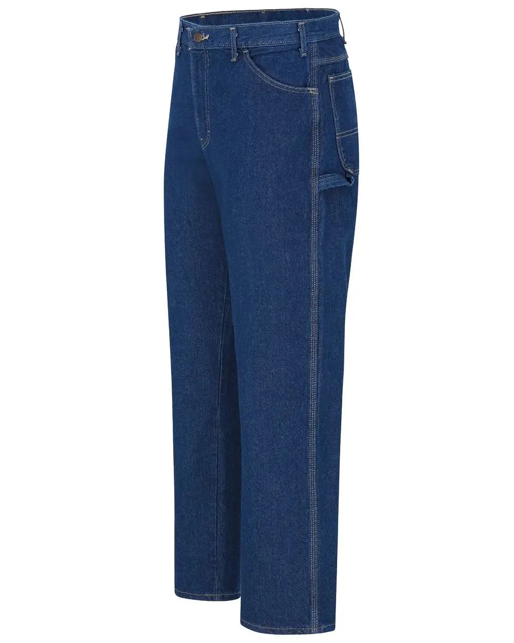 Dickies Lu20 Industrial Carpenter Jeans - Rinsed Indigo Blue - 39 Unhemmed