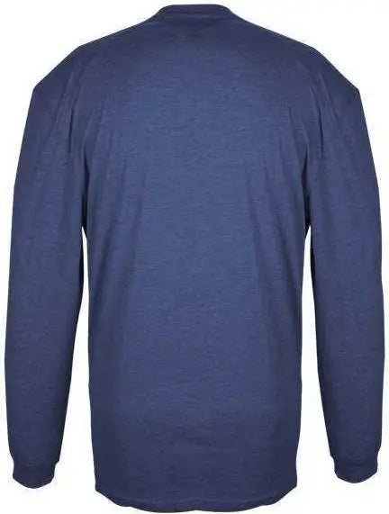 Badger Sport 4944 Tri-blend Long Sleeve Tee - Royal Heather