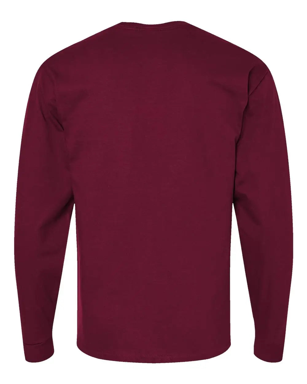 Hanes 5286 Essential-t Long Sleeve T-shirt - Athletic Cardinal