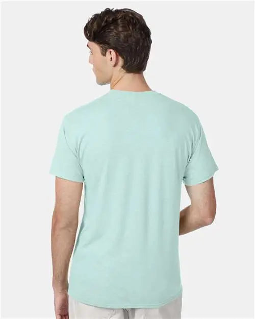 Hanes 42tb Perfect-t Triblend T-shirt - Ice Fall Heather