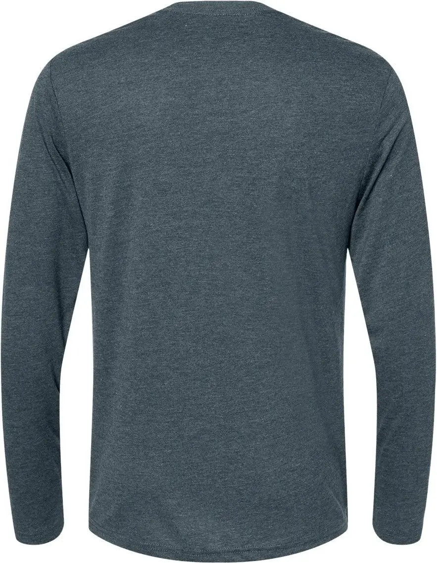 Next Level 6071 Tri-blend Long Sleeve T-shirt - Indigo - Navy / Adult Xs