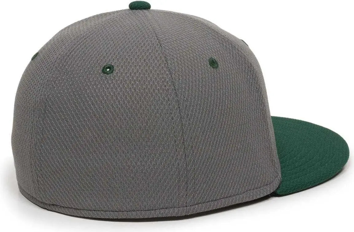 Oc Sports Cage25 Flexible Fitting Cap - Graphite Dark Green