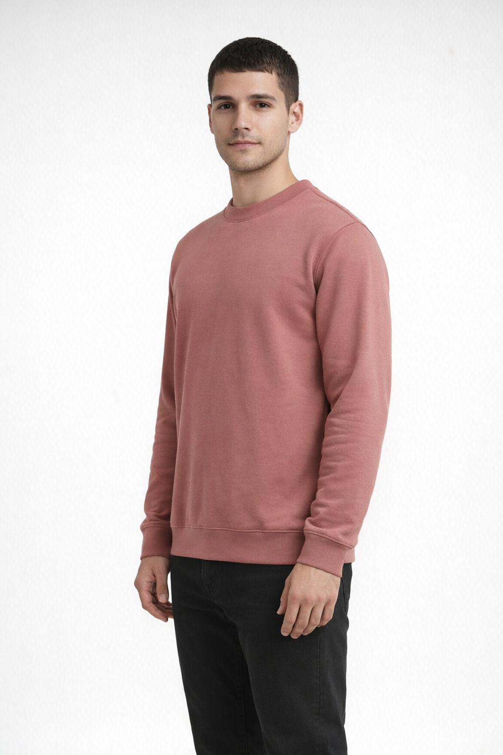 Mocha FUNDAMENTAL FLEECE CREW