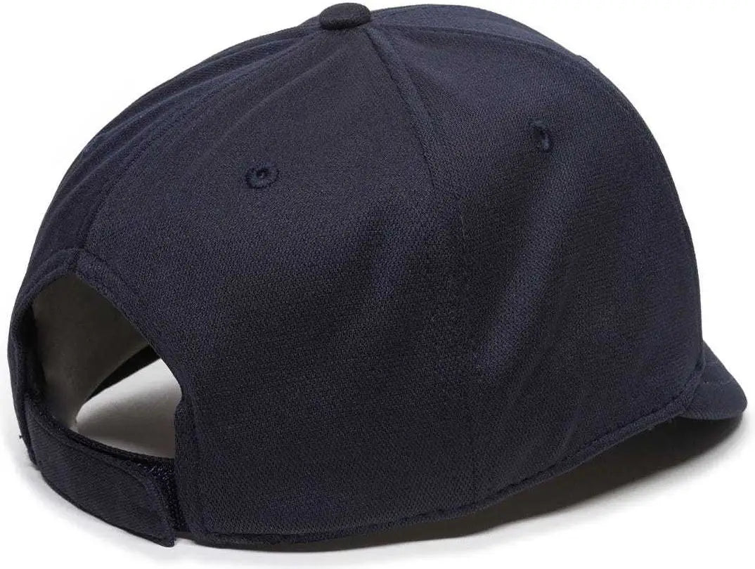 Oc Sports Uc-550sb Umpires Adjustable Short-bill Plate Cap - Dark Navy - 6 7/8’’ - 7 1/2’’