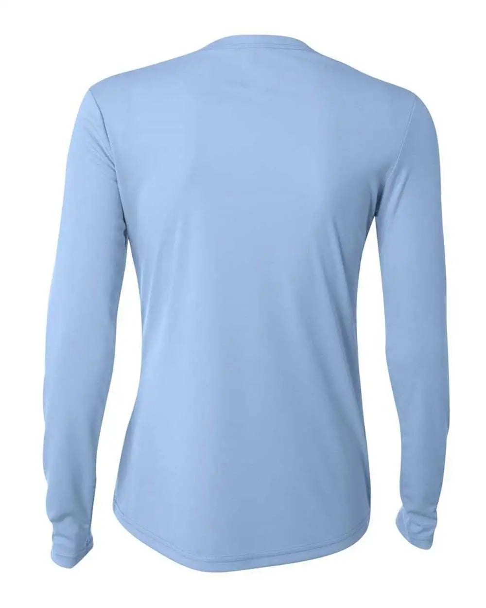 A4 Nw3002 Women’s Long Sleeve Performance Crew - Light Blue