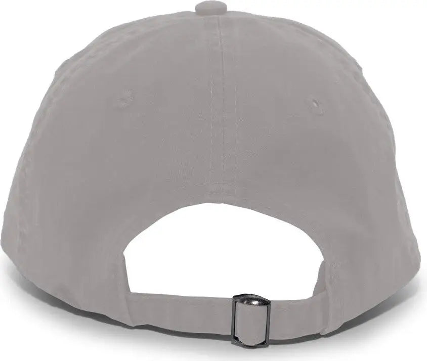 Pacific Headwear V57 Vintage Cotton Buckle Back Cap - Silver - Light Gray / 7’’ - 7 7/8’’