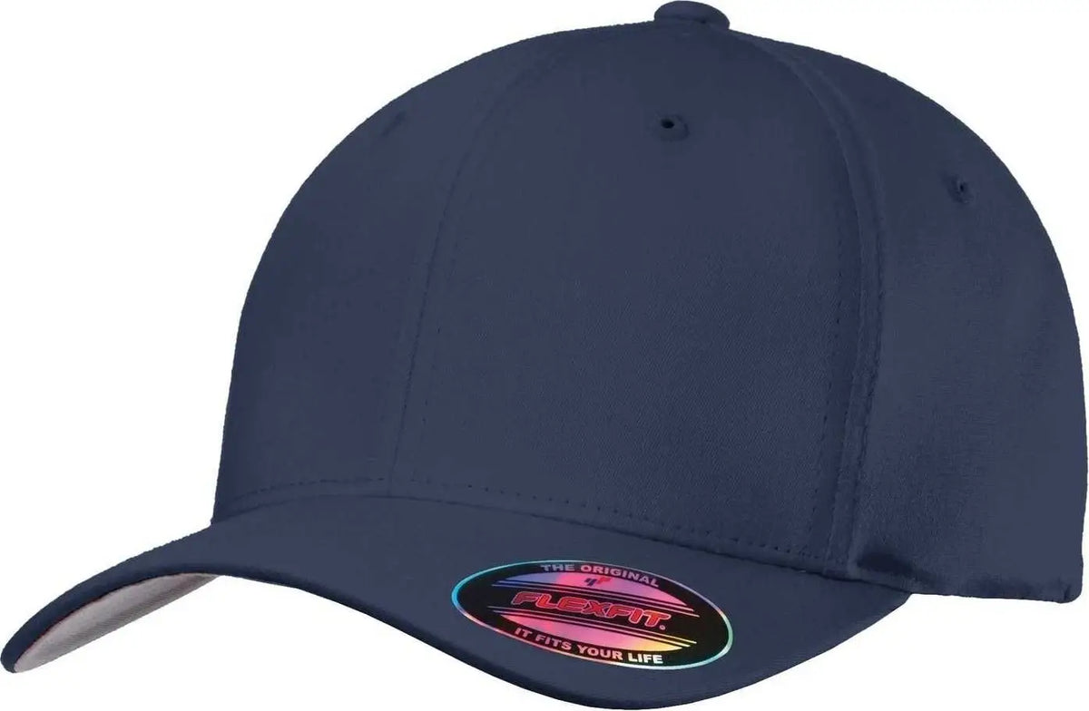 Port Authority C813 Flexfit Cotton Twill Cap - True Navy - 7’’ - 7 3/8’’