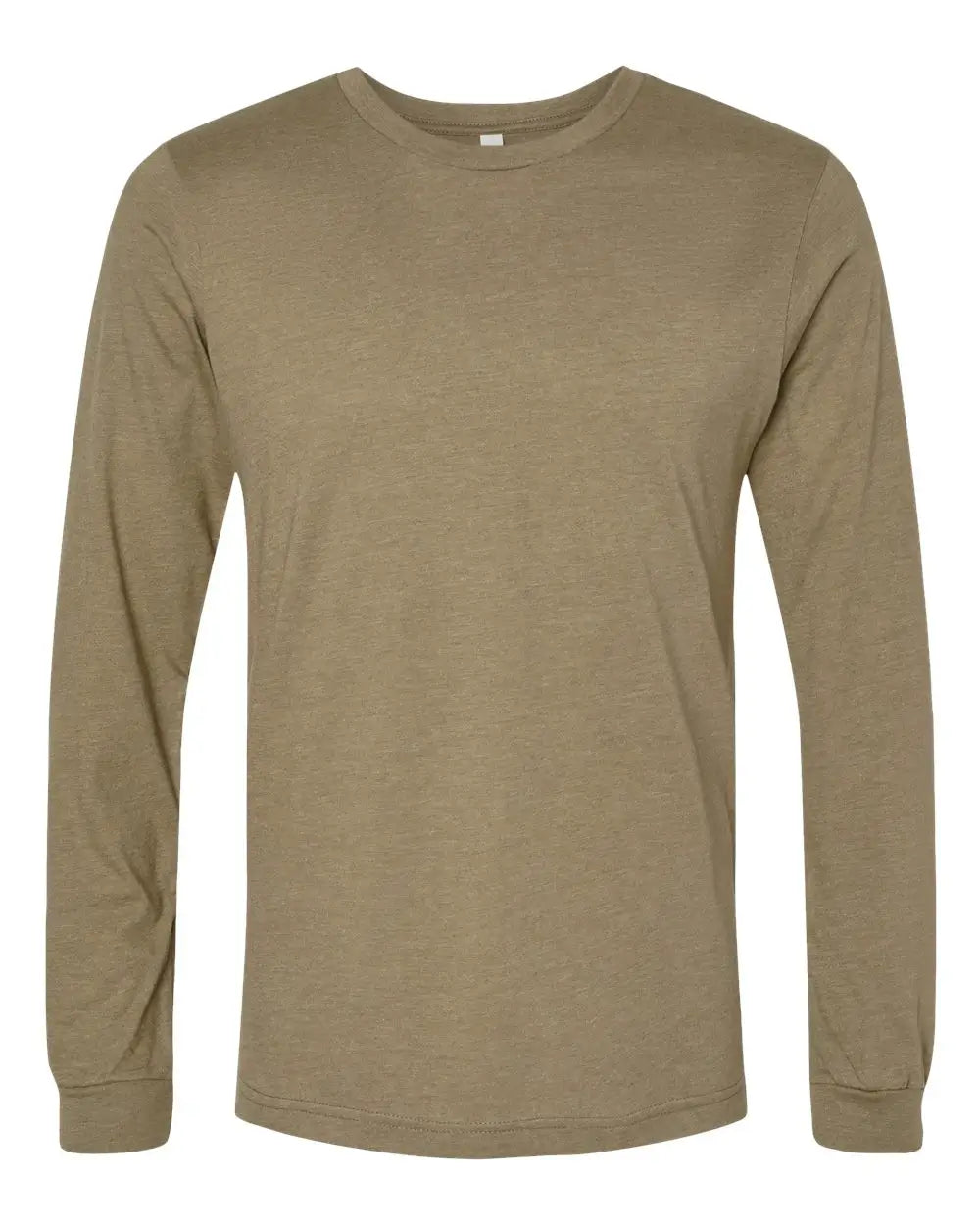 Bella + Canvas 3501cvc Heather Cvc Long Sleeve Tee - Olive - Xs