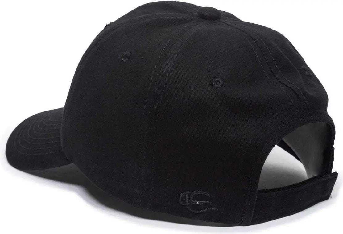 Oc Sports Bct-662 Adjustable Cap - Black - 6 7/8’’ - 7 1/2’’