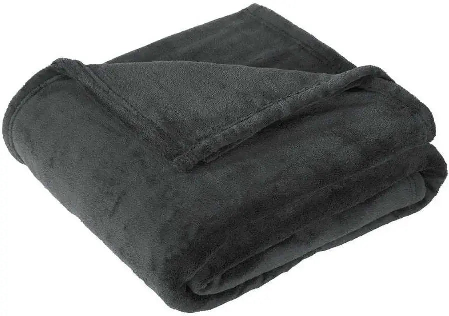 Port Authority Bp32 Oversized Ultra Plush Blanket - Graphite - Dark Gray / Osfa