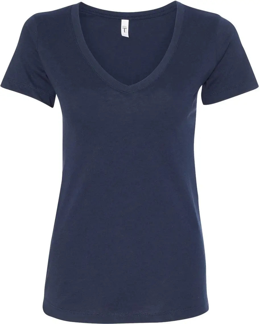 Next Level 1540 Women’s Ideal V-neck T-shirt - Midnight Navy