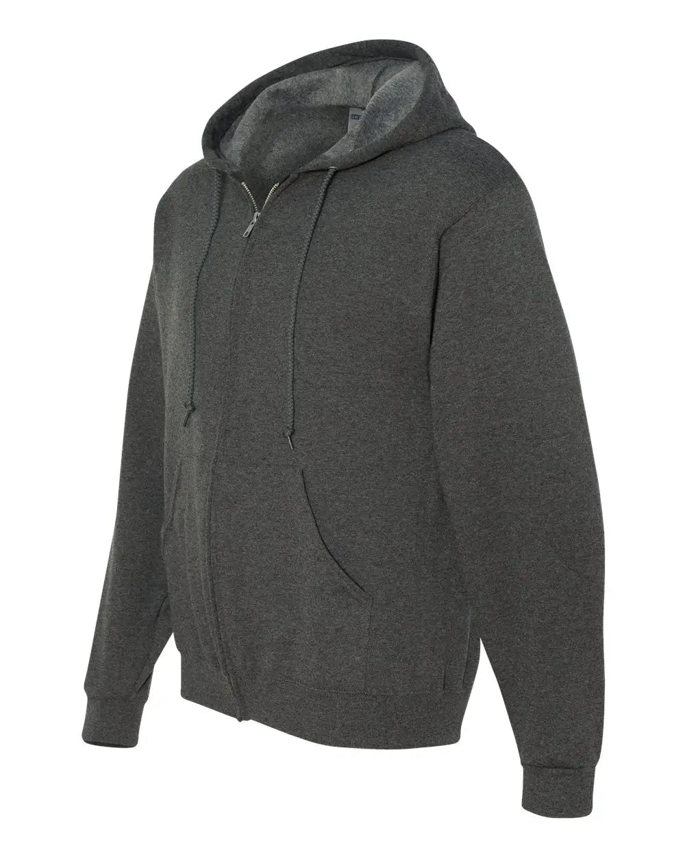 Jerzees 993mr Nublend® Full-zip Hooded Sweatshirt - Black Heather - s