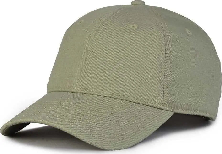 The Game Gb210 Classic Relaxed Garment Washed Twill Cap - Avocado - Gray / 6 7/8’’ - 7 5/8’’