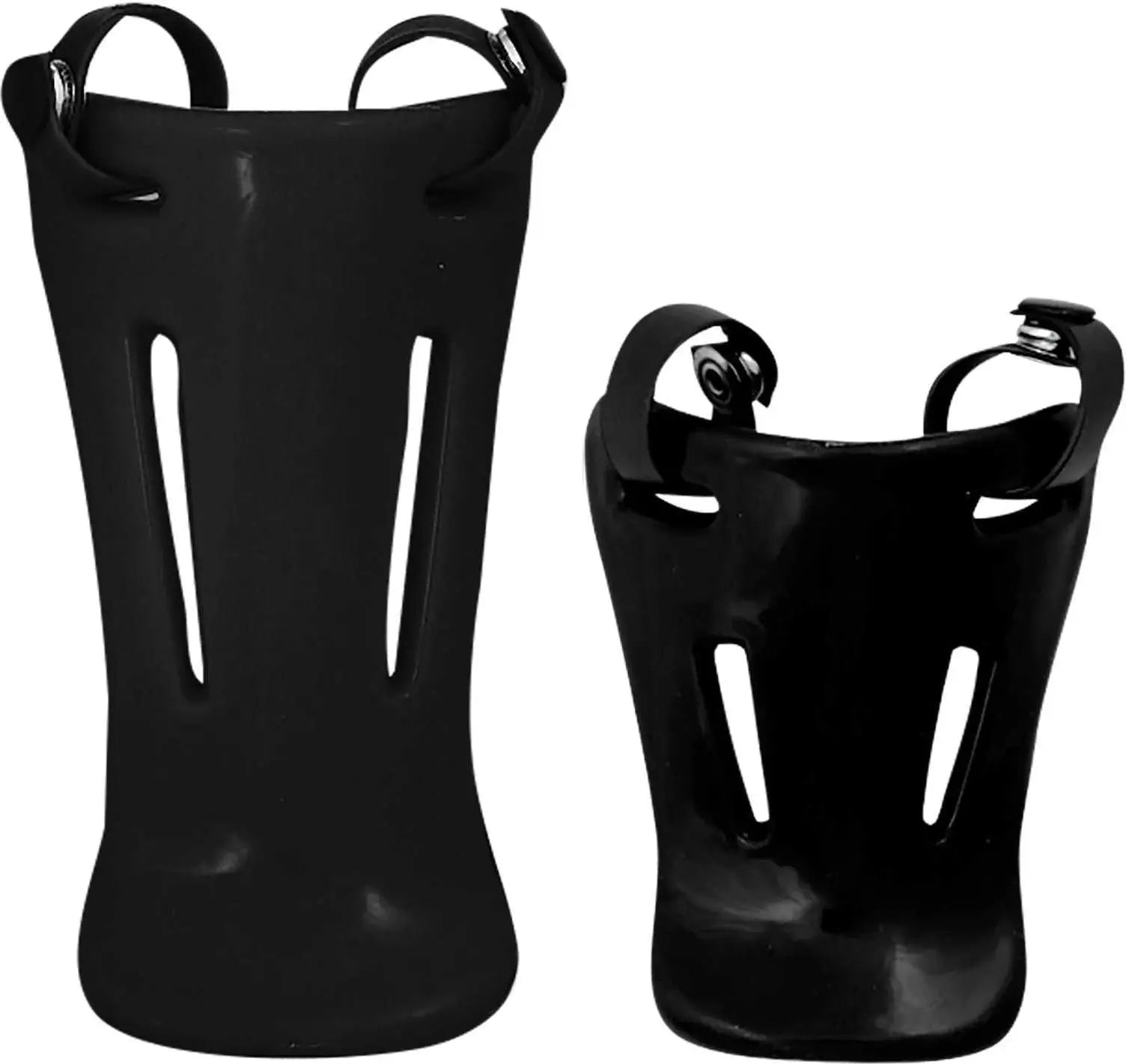 Champro Cm06-cm07 Throat Guards - Black - Retail Pkg - 4.5’’