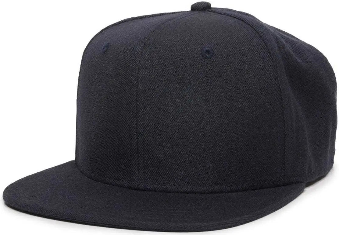 Oc Sports Redlbl101 Adjustable Flat Bill Heathered Cap - Navy - 6 7/8’’ - 7 1/2’’