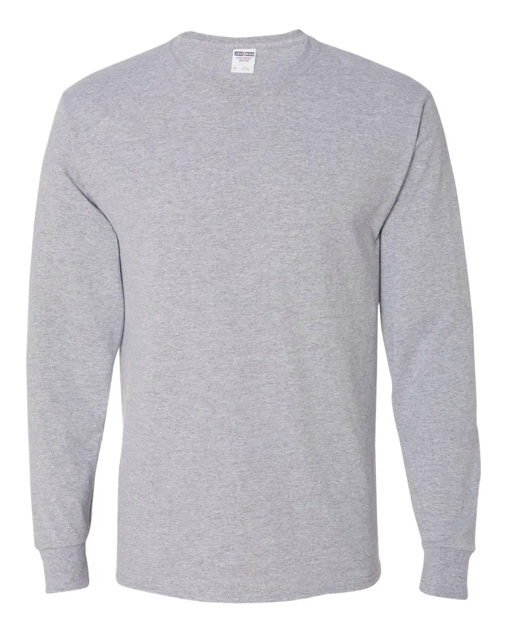 Jerzees 29lsr Dri-power® Long Sleeve 50/50 T-shirt - Athletic Heather - Gray / s