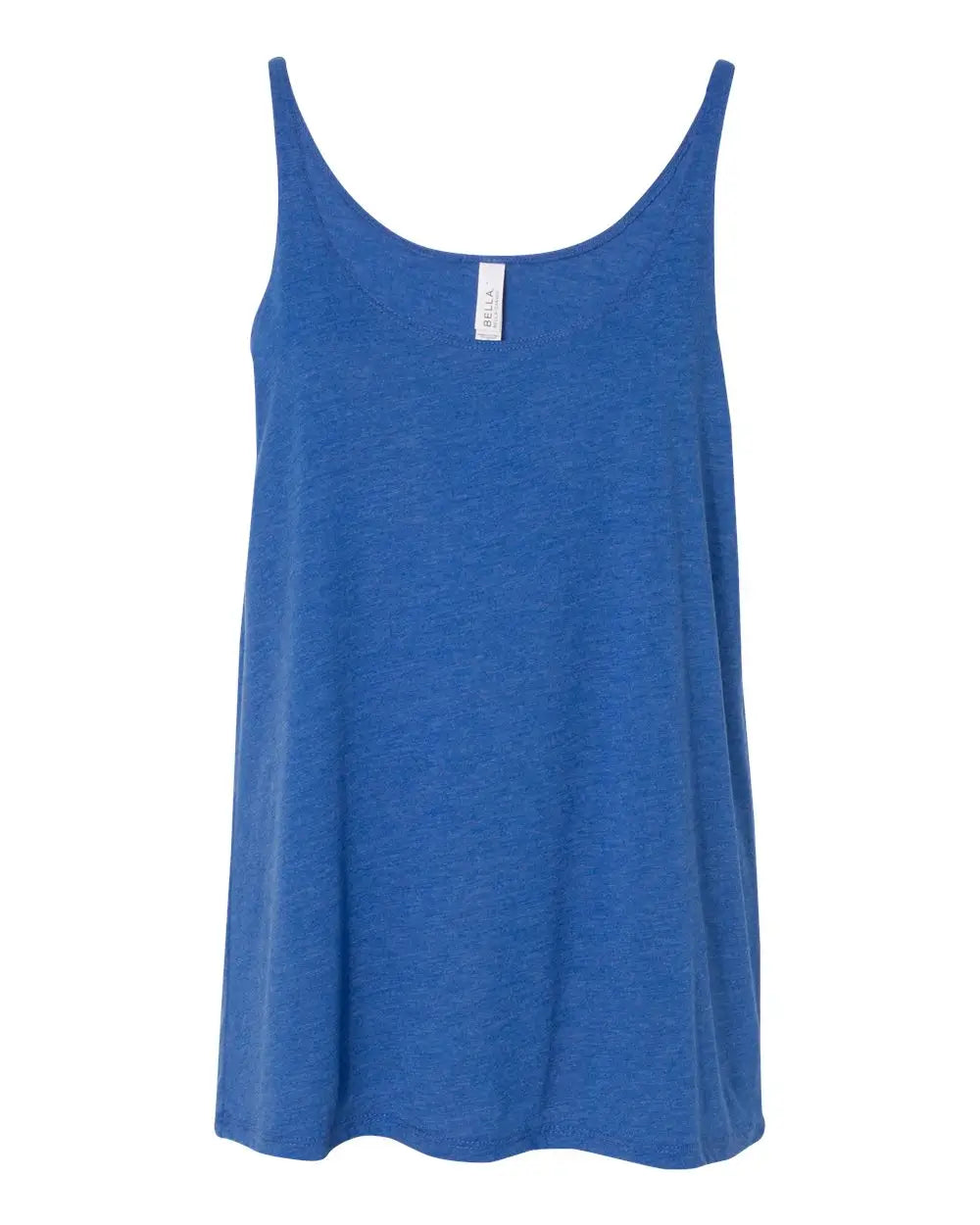 Bella + Canvas 8838b Women’s Slouchy Tank - 8838 - True Royal Triblend - Ladies s