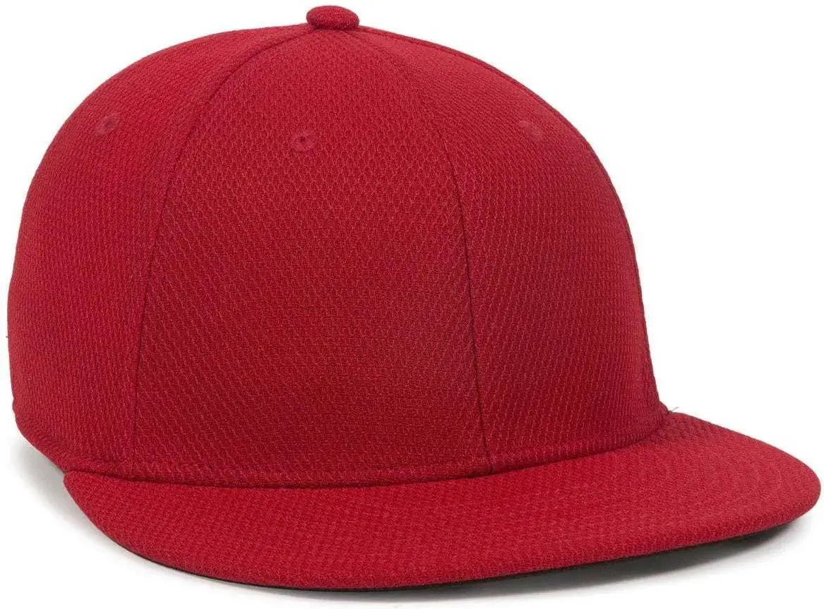 Oc Sports Cage25 Flexible Fitting Cap - Red - 6 3/8’’ - 3/4’’