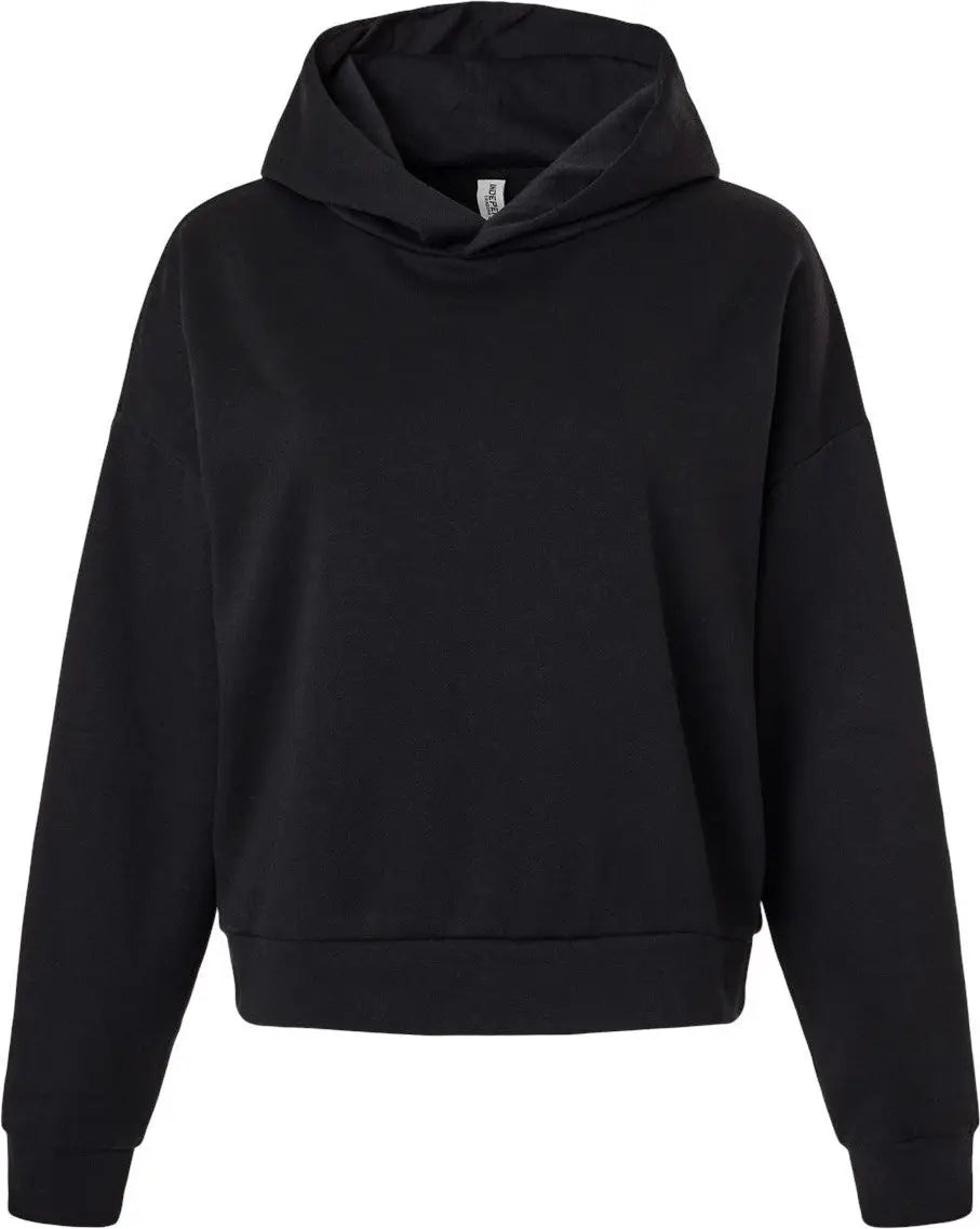 Independent Trading Co. Prm2600 Women’s California Wave Wash Sunday Hooded Sweatshirt - Black - Xs