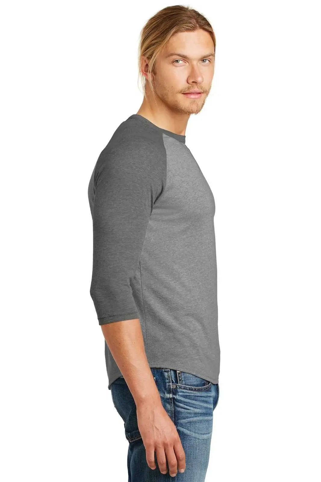 Alternative Aa5055 Sideline Vintage 50/50 Tee - Smoke Coal