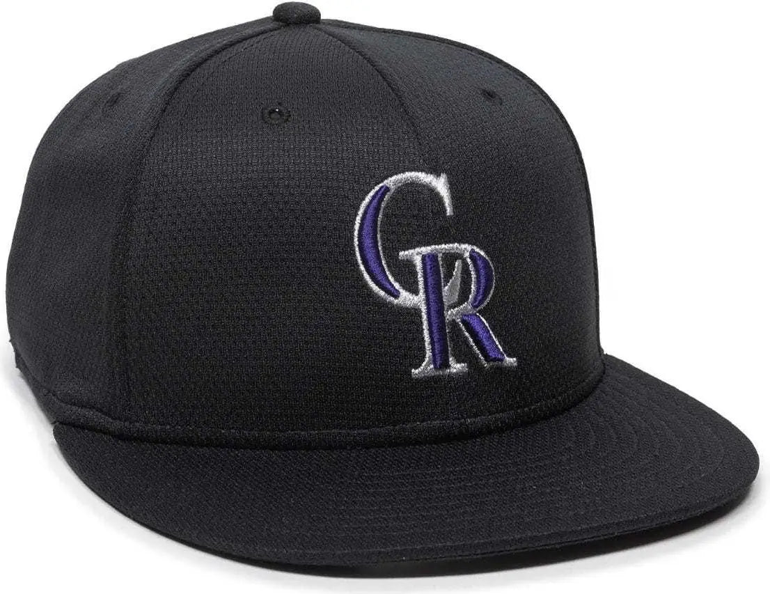 Oc Sports Mlb-400 Mlb Mesh Baseball Cap - Colorado Rockies Home & Road - Black / 6 3/8’’ - 7’’