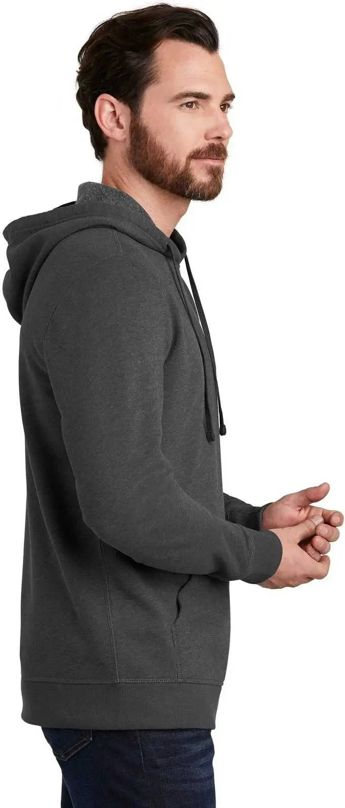 Alternative Aa8051 Rider Blended Fleece Pullover Hoodie - Heather Deep Charcoal