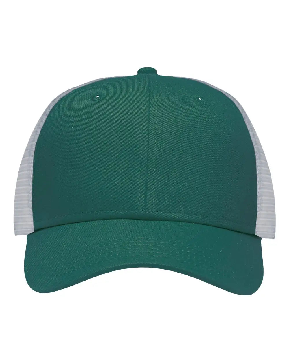 Sportsman Sp1450 Traditional Lo-pro Mesh Back Trucker Fit Cap - Chino Forest Green White - one Size Fits Most