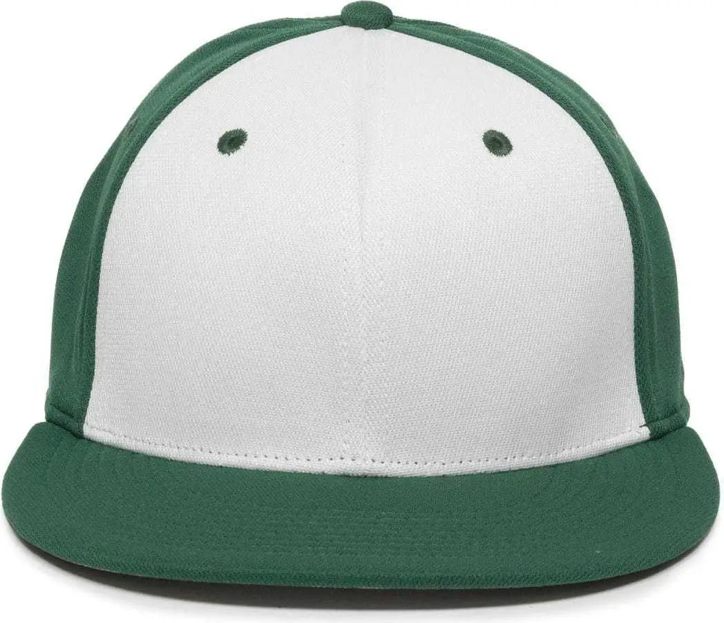 Oc Sports Tgs1930x Proflex Bamboo Charcoal Flat Visor Cap - Wh Dark Gn