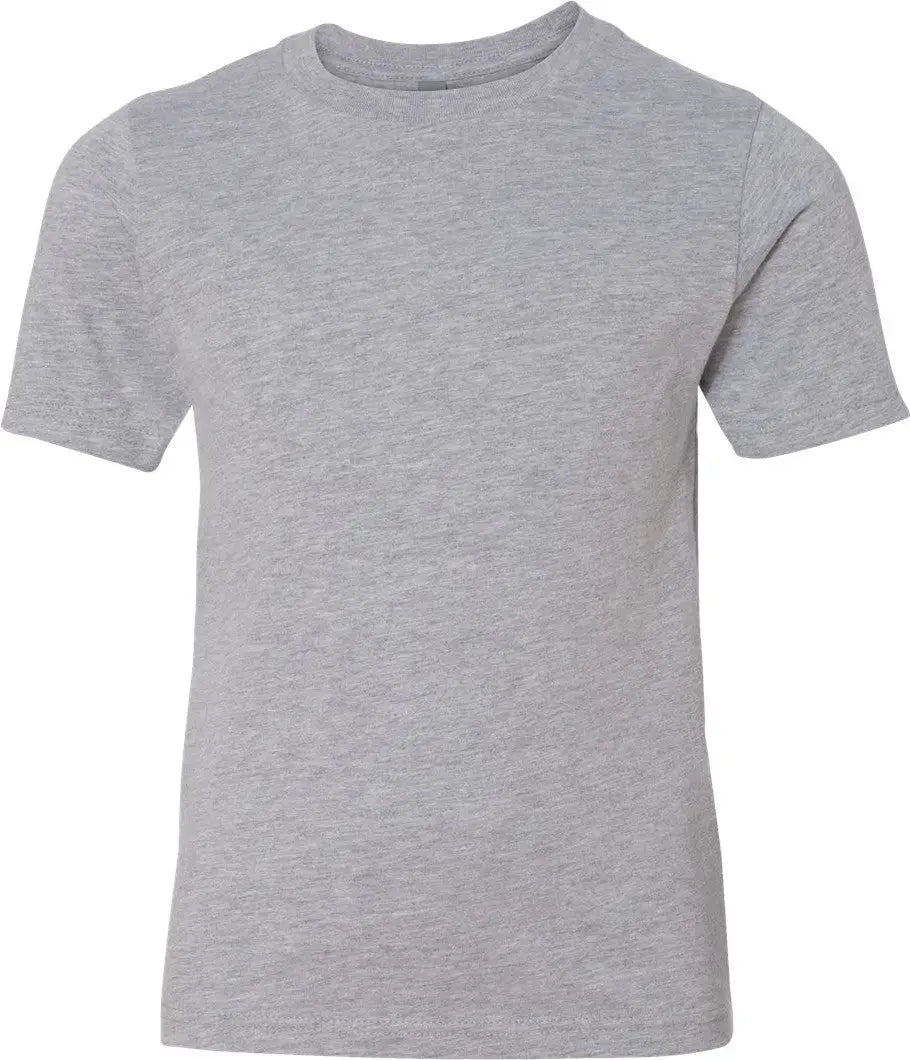 Next Level 3310 Youth Cotton T-shirt - Heather Gray
